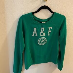 Vintage Y2K Abercrombie And Fitch Vintage Green Pull Over A&F Size S